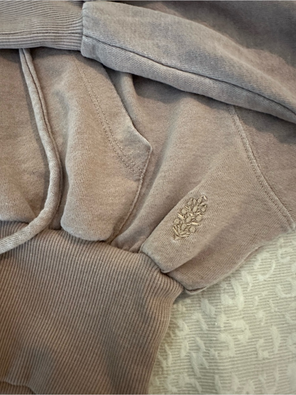 FP Movement by Free People Taupe Cropped Zip Low Key Jacket - Picture 6 of 6